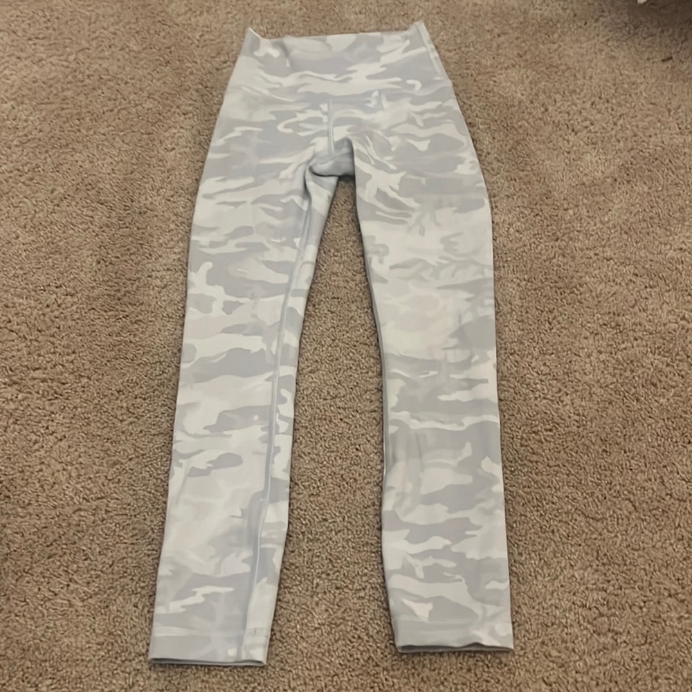 White camo lululemon leggings